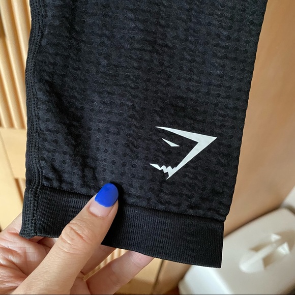 Gymshark vital seamless leggings in black blogger style - Picture 7 of 8